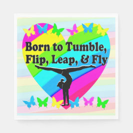 高飛んでいる体操 スタンダードランチョンナプキン