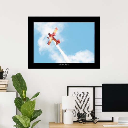 高飛んでいる値 ポスター (ホームオフィス)