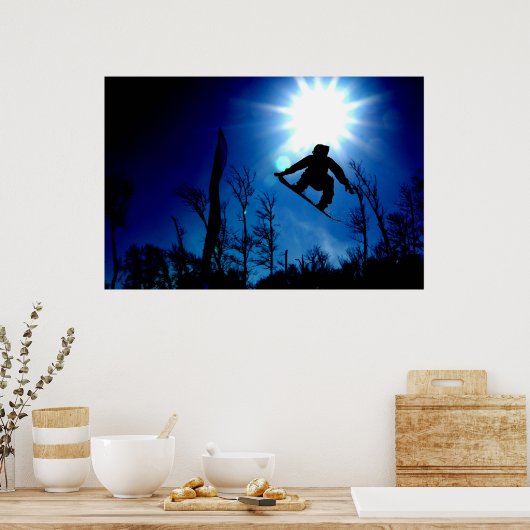 高飛んでいる値 ポスター (キッチン)