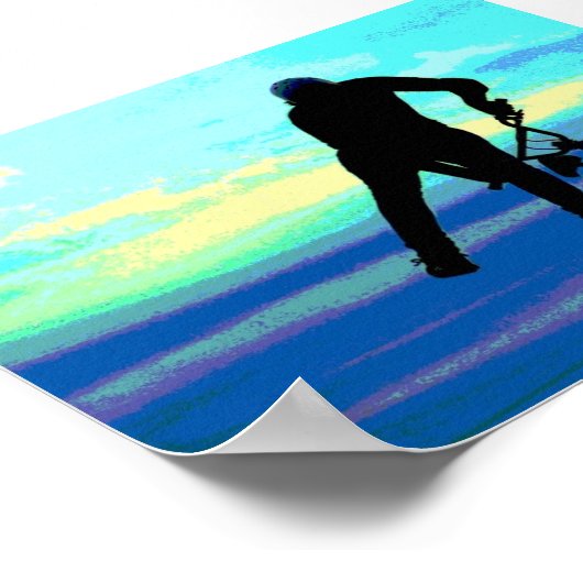 高飛んでいる値 ポスター (角)