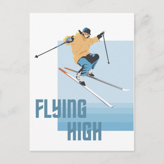 高飛んでいる値 ポストカード (正面)