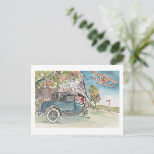 高飛んでいる値 ポストカード (スタンド正面)