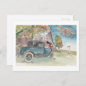 高飛んでいる値 ポストカード (正面/裏面)