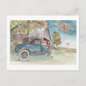 高飛んでいる値 ポストカード (正面)