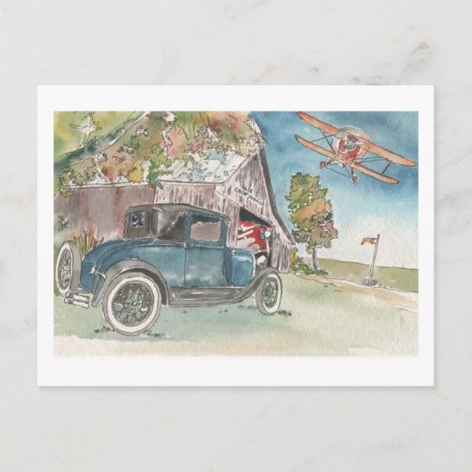 高飛んでいる値 ポストカード (正面)