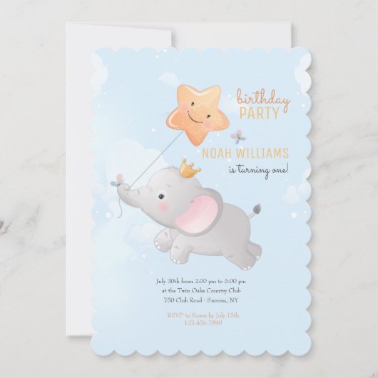 高飛んでいる生誕お洒落生会 招待状 (正面)