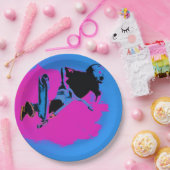 高飛んでいる空スタントスクーター ペーパープレート (パーティー)