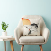 高飛んでいる野楳嶺 クッション (椅子)