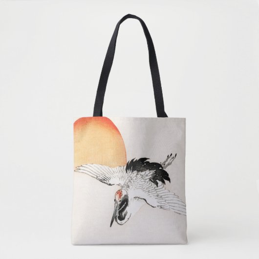高飛んでいる野楳嶺 トートバッグ (正面)