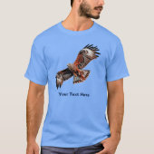 高騰する赤い凧 Tシャツ (正面)