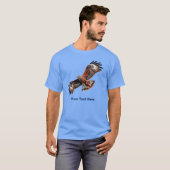 高騰する赤い凧 Tシャツ (正面フル)