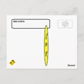 高高度ハム無線オペレーターQSLカード ポストカード (裏面)