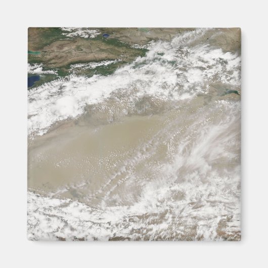 高麗のdesには、ほこりや雲が漂っていた マグネット (正面)