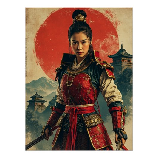 高麗女武術 – 韓国歴史学 ポスター (正面)