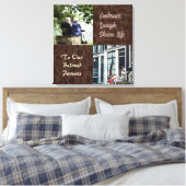 高齢カスタムの親のカップルへの贈り物|過去記事 キャンバスプリント (インサイチュ (寝室))