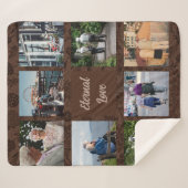 高齢カスタムの親のカップルへの贈り物|過去記事 シェルパブランケット (正面(横))