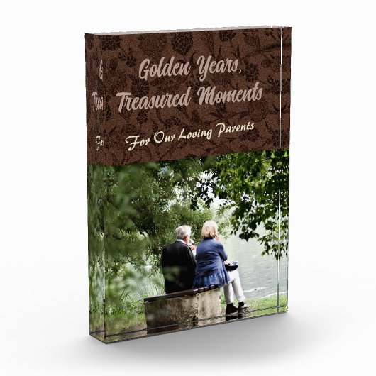 高齢カスタムの親のカップルへの贈り物|過去記事 フォトブロック (左)