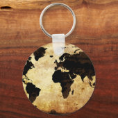 高齢世界地図 キーホルダー (正面)
