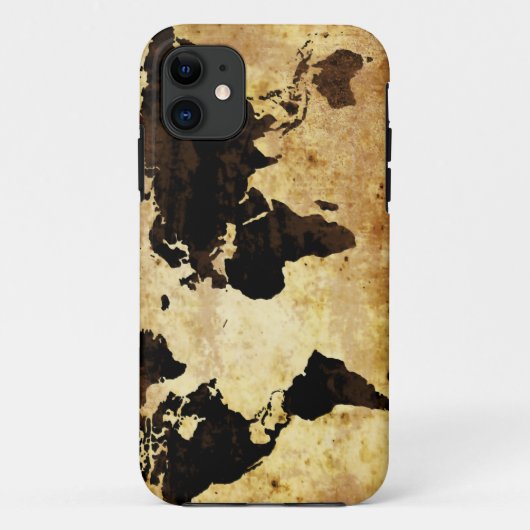 高齢世界地図 Case-Mate iPhoneケース (裏面)
