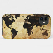高齢世界地図 Case-Mate iPhoneケース (裏面(横))