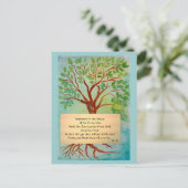 高齢化に関する瞑想カード ポストカード (スタンド正面)