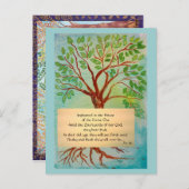 高齢化に関する瞑想カード ポストカード (正面/裏面)