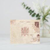 高齢化ポストカードヴィンテージ秋スクラップブック紙 (スタンド正面)