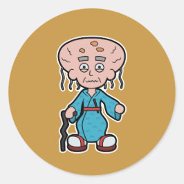 高齢化モンスター妖怪ぬりひょう ラウンドシール