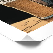 高齢化ユーモア |lオールドレディ・ドリンク・ビールとショット ポスター (コーナー)