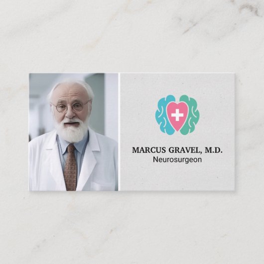 高齢医師 |病院棟 名刺 (正面)