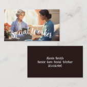 高齢社会労働者 名刺 (正面/裏面)