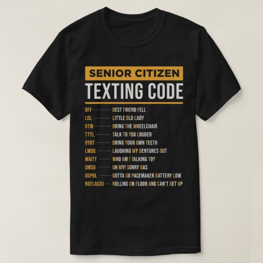 高齢者おもしろいのおじいちゃんのテストコードギフト Tシャツ (デザイン正面)