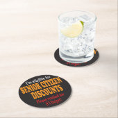 高齢者おもしろい割引 ラウンドペーパーコースター (インサイチュ)