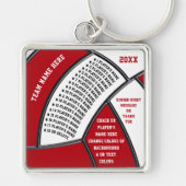 高齢者のためのバレーボールのギフトバレーボールのコーチのギフト キーホルダー (正面)