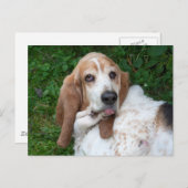 高齢者のバスセット ポストカード (正面/裏面)