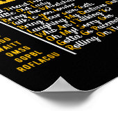 高齢者のメールや文字を打つコードヴィンテージグランドパギフト ポスター (角)