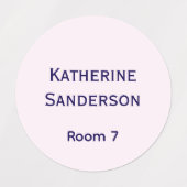 高齢者の住宅気に家名ラベル ラベル (デザイン1)