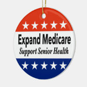 高齢者の健康を支援するためにメディケアを拡大する セラミックオーナメント (左)