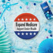 高齢者の健康を支援するためにメディケアを拡大する ペーパープレート (パーティー)