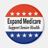 高齢者の健康を支援するためにメディケアを拡大する マグネット (正面)