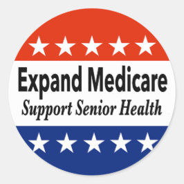 高齢者の健康を支援するためにメディケアを拡大する ラウンドシール