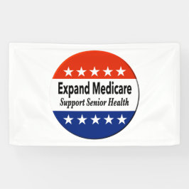 高齢者の健康を支援するためにメディケアを拡大する 横断幕