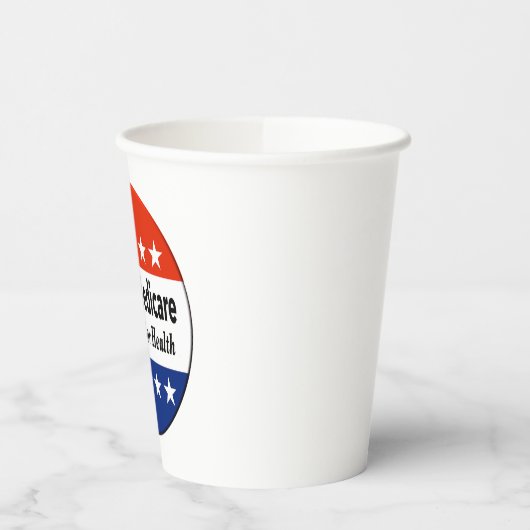 高齢者の健康を支援するためにメディケアを拡大する 紙コップ (左)