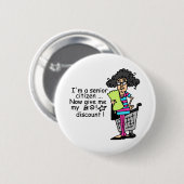 高齢者の割引 缶バッジ (正面&裏面)