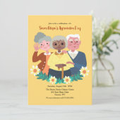 高齢者の日招待状 招待状 (スタンド正面)