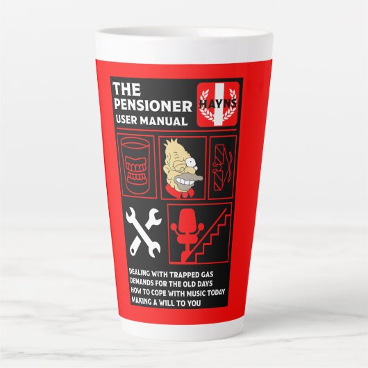 高齢者の理解 カフェラテマグ (正面)