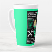 高齢者の理解 カフェラテマグ (左アングル)