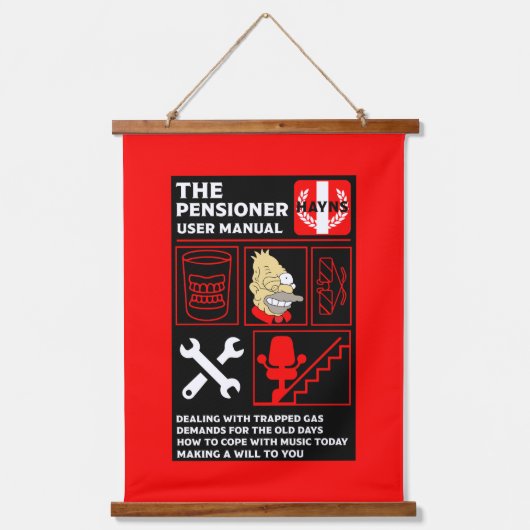 高齢者の理解 吊り下げ型タペストリー (正面)