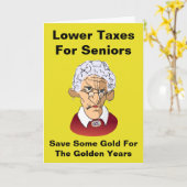 高齢者の税金を下げる カード (黄色い花)