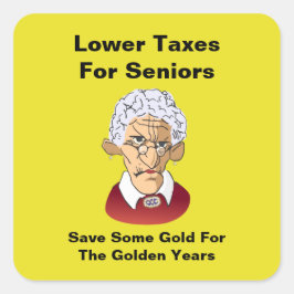 高齢者の税金を下げる スクエアシール